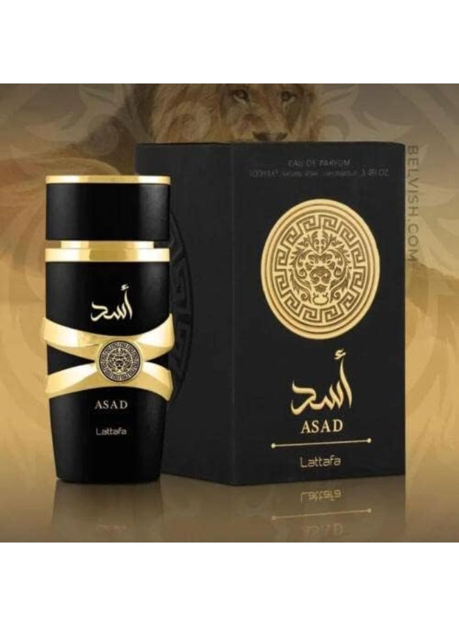 لطافة عطر لطافة أسد/يارا بريميوم عطور العود والمسك المنعشة أو دو بارفان 100 مل للجنسين مجموعة - Image 2